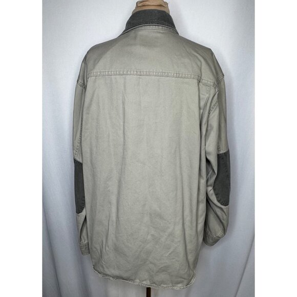 Woolrich Rugged Outdoorwear Heavyweight Shirt Men's XL USA Made Elbow Patch - Picture 3 of 10